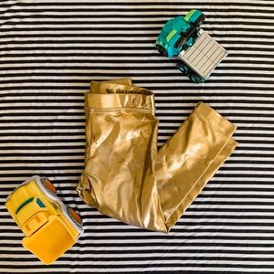 J Crew Crewcuts gold leggings